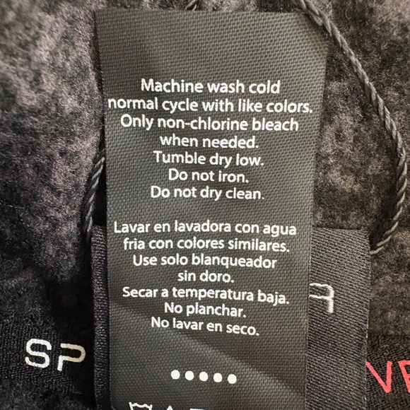 Spyder Ladies' Fleece Printed Half Zip, Black/Gray, Small, NWT - Picture 16 of 16